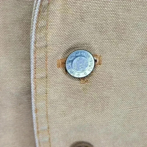 Wah-Maker Western Sturdy Duckin' Cotton Canvas Mens Vest Size Large Made In USA - Picture 12 of 12